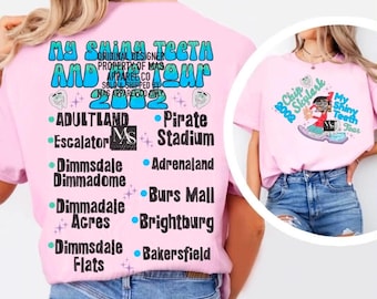 Chip Feldlerche Shiny Teeth Tour Nostalgie Shirt Cartoon Shirt