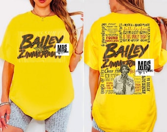 Bailey Zimmerman Song Title T-Shirt: Unisex Cotton Poly Blend