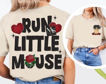 Run Little Mouse Zade Meadows Graphic tshirt
