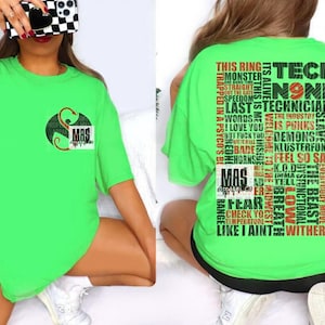 Tech 9 Konzert T-Shirt Musik-Shirt Unisex-Größe Grafik-T-Shirt Geschenk