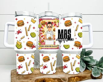 Bobs burgers Tumbler| Burger boss 40oz Cup gift