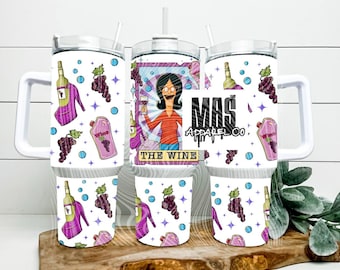 Linda Belcher Tumbler | 40 oz Bobs burgers cup gift