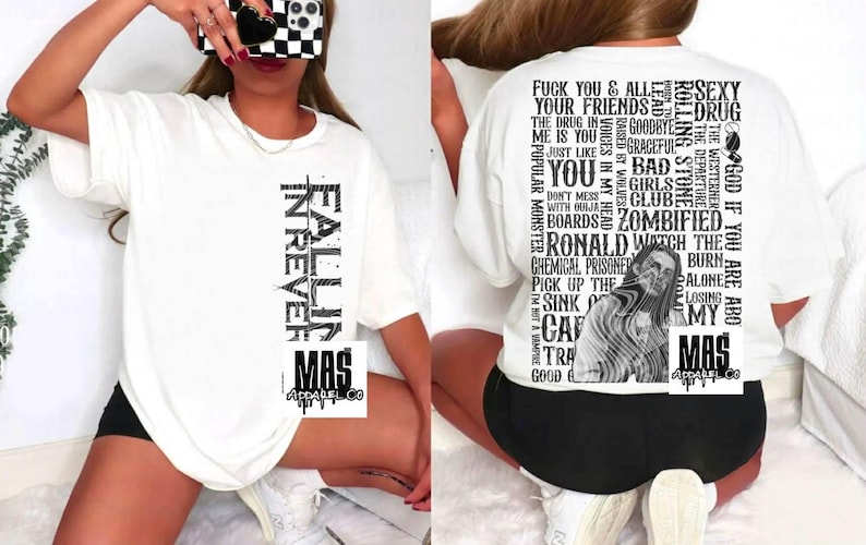 Falling In Reverse shirt music concert shirt gift image 5