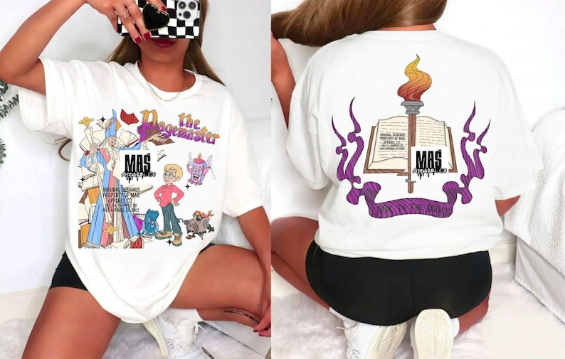 The Pagemaster Movie T-Shirt: 90s Nostalgic Tee image 5
