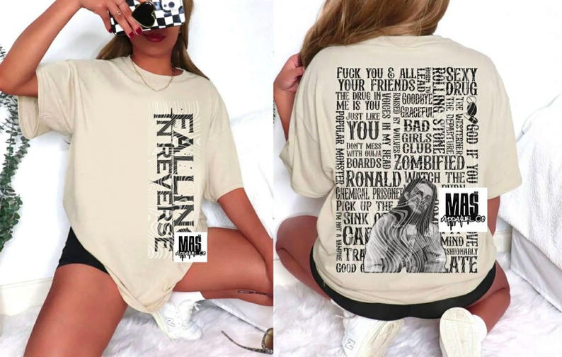 Falling In Reverse shirt music concert shirt gift image 2