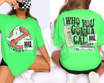 Who you gonna call shirt ghostbusters tshirt gift