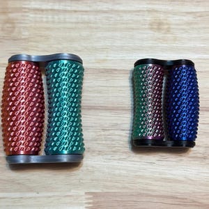 Dual Roller Fidget Toy - Satisfying Hand Stimulation - Stress Relief Sensory Tool - Anti Anxiety Desk Toy - Stim Toy - ADHD Autism Focus Aid