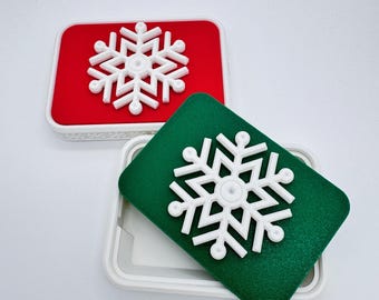 Christmas-themed Gift Card Box - 3D printed