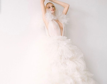 Wedding Dress, Sample wedding dress, wedding gown, tulle wedding gown, tulle wedding dress, bridal gown, designer wedding dress,brides dress