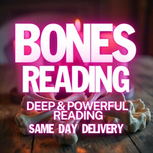 Moulage d'os - lecture psychique aveugle - lecture aveugle de sorcière - divination oui ou non - lecture sur os Prévoyance - lecture psychique de tarot
