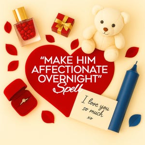 Love Spell to Make Him Affectionate Instantly | fast love spell | romantic spell | relationship spell | devotion spell | charm spell | love