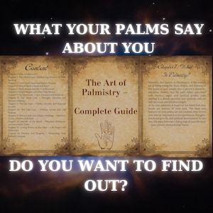 Accurate Palm Reading Grimoire Pages | Palmistry Book Of Shadows Pages | How To Read Palms | Palmistry Basics | In Depth Palm Analysis
