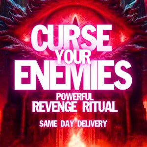 Cheating Revenge Spell - Revenge Magical Witch Curse - Black Magic Spell Revenge - karmic curse - bad luck spell curse someone - curse spell
