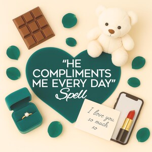 Attraction Spell to Make Him Compliment You Daily | charm spell | desire me spell | love binding spell | romantic spell | love attraction