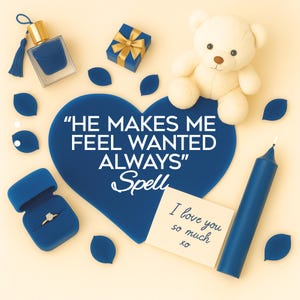 He Makes Me Feel Wanted Always Spell – desire spell, sex spell, attraction spell