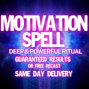 Motivation Spell, success spell, boost energy spell, productivity spell, Personal Growth spell, focus spell, determination spell