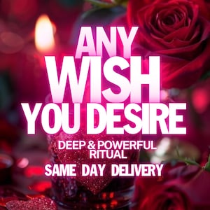 Powerful Manifestation Spell – Custom Wiccan Magic to Attract Goals, Love, Money & Success – Personalized Energy Ritual