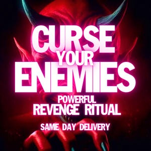 Hex Enemy Spell, Bad Luck Curses, Revenge Hexes, Black Magic Curse Enemy Spell, Curse Jar Witchcraft