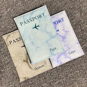 Lederpasshülle personalisiert, Lederpasshülle, Reisepasshülle, Reisepasshülle, Reisegeschenk, Fernwehgeschenk, Reisegeschenk