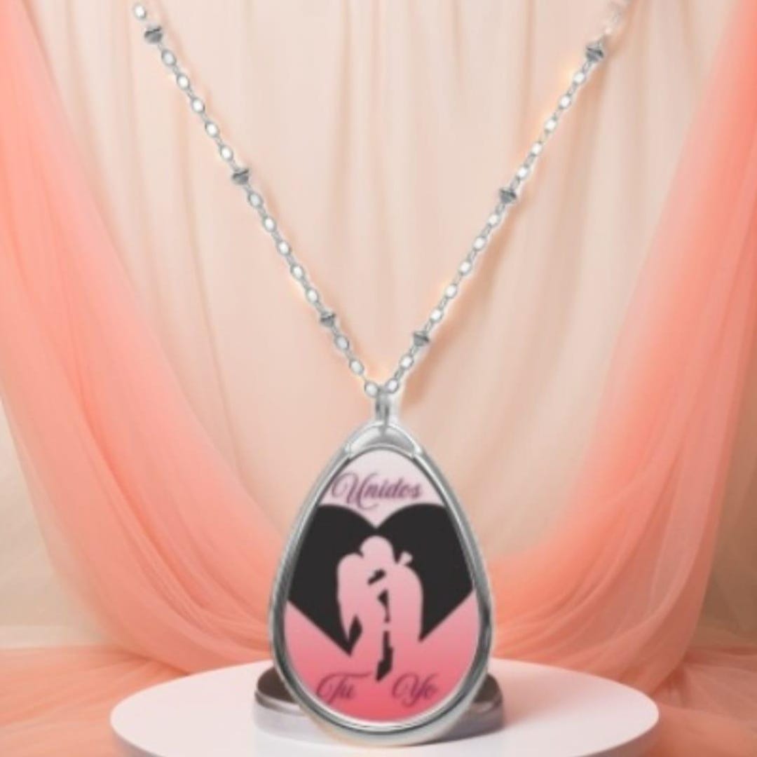Colgante Corazón En Plata Personalizado Con Tu Frase