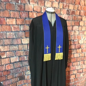 Portable Visitation Clergy Stole; Pocket Stole; Chaplain Stole; Hospital Stole