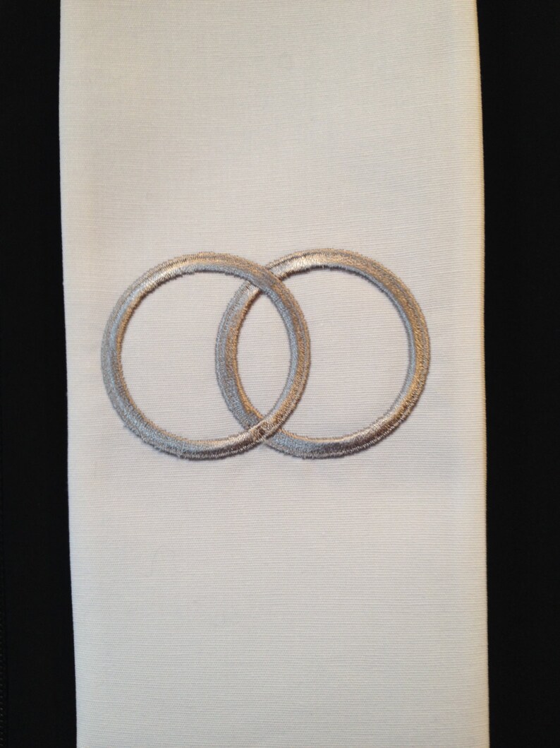 Silver stole for wedding Clearance