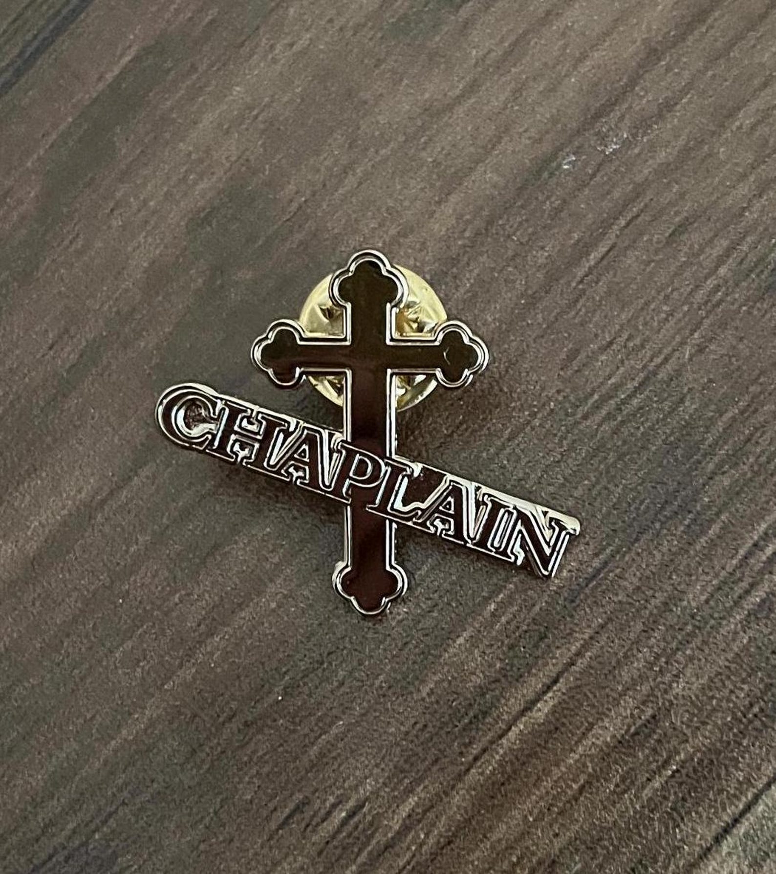 Chaplain Lapel Pin: Subtle Religious Service Gift - Etsy