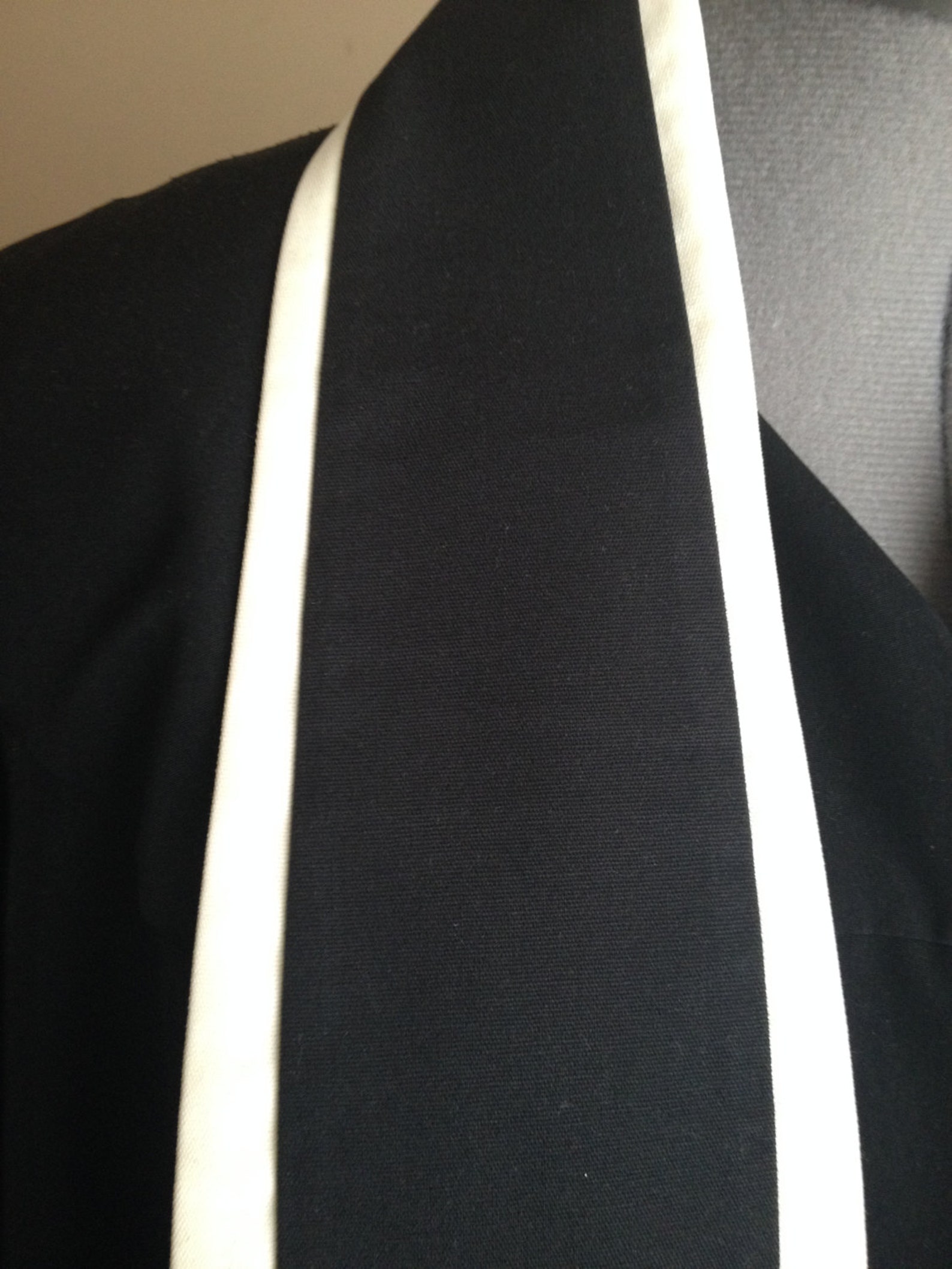 Black & White Wedding or Funeral Officiant Clergy Stole | Etsy
