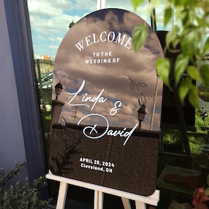 Acrylic Wedding Welcome Sign, Wedding Signage, Acrylic Wedding Sign, 3D Welcome Sign, Custom Wedding Sign