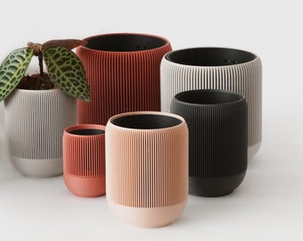 VerdiPot® Lina Self-Watering & Air Pruning Planters | Modern Indoor Plant Pots for Healthy Growth