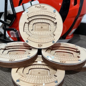 Stadium Coaster • Custom Sports Gift • Father’s Day • Birthday • NFL Coaster • MLB Coaster