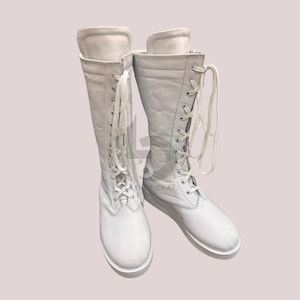 Men Wrestling Boots | Handmade Wrestling Long Boots | Pro Wrestling Boots | Lace Up Boots | Tall Boots With Rubber Sole | Customizable