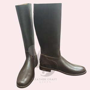 Riding Shoes For Men, Horse Ridding Real Leather Boot, Made to Measure Riding Boots, Men Riding Equestrian Boots Zip Leather Riding Boots