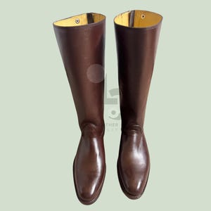 Men&#39;s Horse Riding Brown Boots | Tall Riding Boots | Polo Sport Boots | Equestrian Boots  | Vintage Riding Boots | Riding boots,Husband Gift