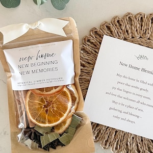 House Blessing Simmer Pot Kit, Housewarming Gift Box, Realtor clients