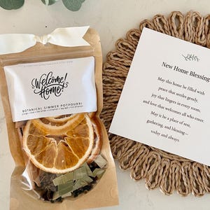 Welcome Home Simmer Pot Kit, Housewarming Gift from Realtor, House Blessing