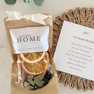 Welcome Home, House Blessing Simmer Pot Kit, New Home Gift for Housewarming