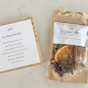 Welcome Home Simmer Pot Kit and Irish Blessing Sign