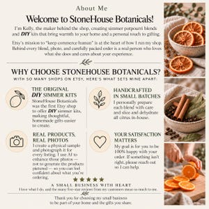 Christmas Simmer Pot DIY Kit – Makes 10 Bags, Homemade Gifts for Neighbors & Teachers image 9