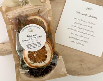 House Blessing Simmer Pot, Housewarming Gift Box, Thinking of You