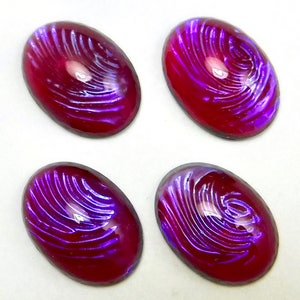 Drachenatem Cabochon RARE Vintage Glas Mexikanischen Opal 18x13 Feueropal S-4