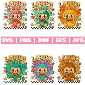 Labubu Designs Png Bundle, Labubu Png, Vector Digital File for Cricut, Laser Cut Labubu, Instant Download, Labubu Character