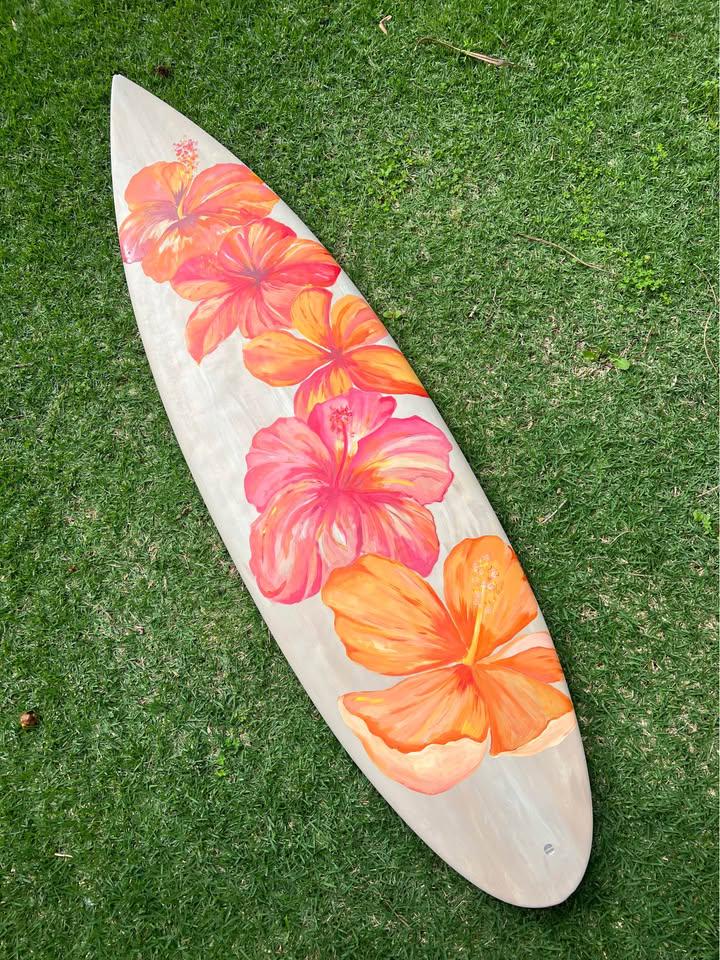 Custom Hand-painted Surfboard – Oʻahu Pickup Only - Etsy