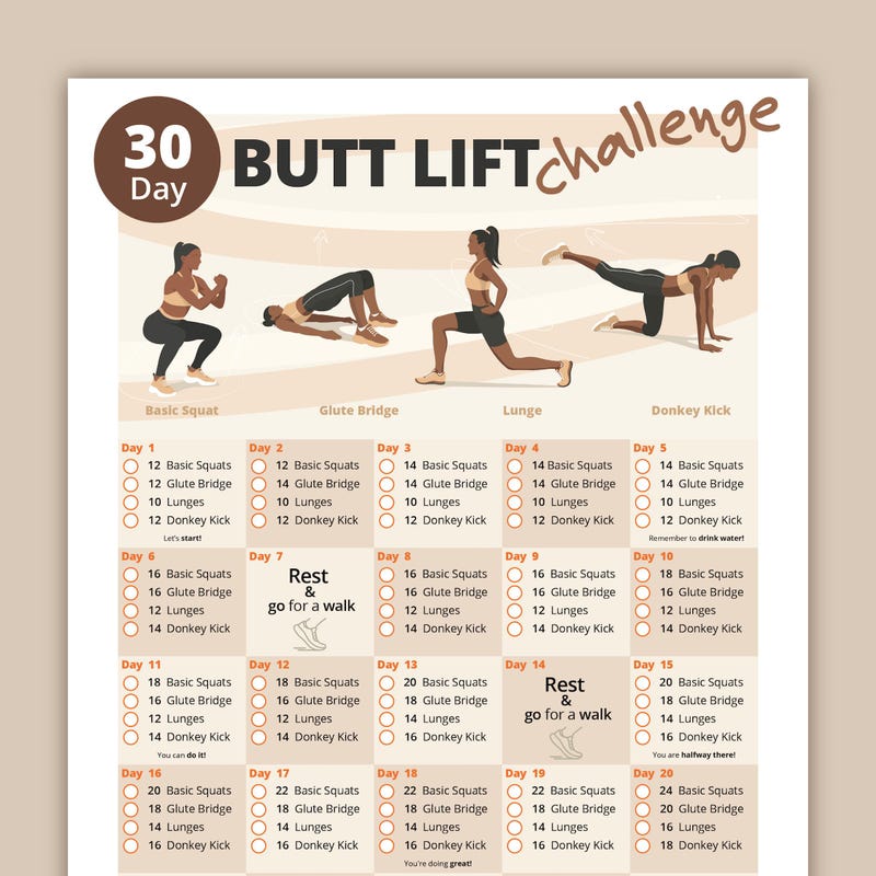 Workout Routine Builder - Etsy