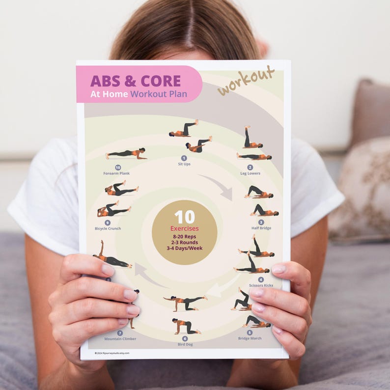 Bodyweight Workout Plan Bundle: Home Fitness Programs for Women (PDF Download) image 2