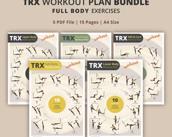 TRX Workout Plan Bundle: Full Body Suspension Training (PDF)