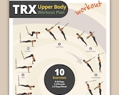 TRX Upper Body Workout Plan: Suspension Training Guide (PDF Download A4 Size)