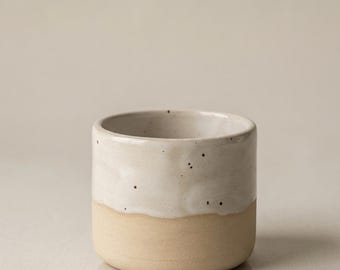 Wabi Sabi  Handmade Stoneware, Ceramic Tumbler Mug 200ml  Coffee Cup Modern Aesthetic Pottery Mug – Unique Gift for Coffee And Tea Lovers