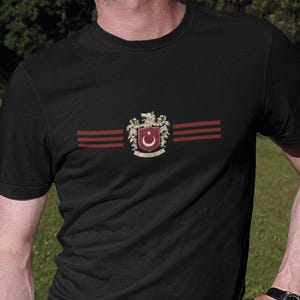 Exklusive T-Shirts mit Wappen Turan Türkiye Kurtlu arma entworfen