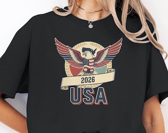USA Soccer Shirt 2026: Patriotic Tournament Team Tee